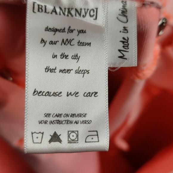 Blank NYC Peach Low Rise Flat Front Jeans 29 Dopamine Rainbow Casual Bohemian - Picture 11 of 13